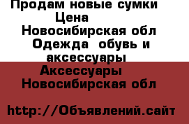 Продам новые сумки. › Цена ­ 900 - Новосибирская обл. Одежда, обувь и аксессуары » Аксессуары   . Новосибирская обл.